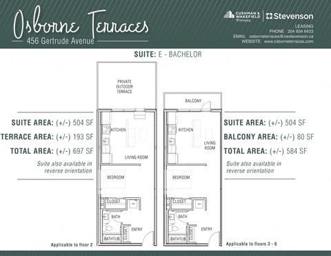 the floor plan of olympic terrasse apartments